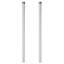Vidaxl Fence Posts 2 Pcs Powder-Coated Steel-116846617-116846615