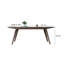 Table de salle à manger rectangulaire en bois massif-2096384497