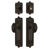 Nostalgic Warehouse Egg & Dart Entry Set with Victorian Knob