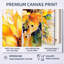 Jaune, bleu, doré, tournesols joyeux - art mural floral-1416254074-1416254067-1446212609