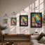 Macaw In Bloom Tropical - Print-1496152304-1496152310