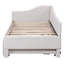 Lit de jour simple tapissier en L rembourré en forme de L avec lit gigogne-1069310525