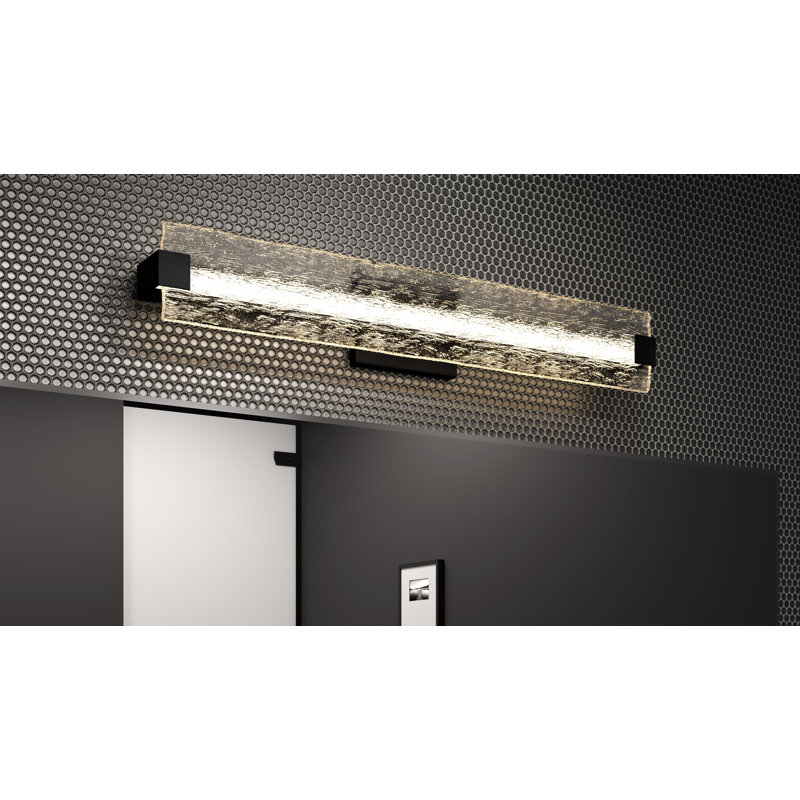Barre d'éclairage de salle de bain 1 lumière DEL à intensité variable Galja