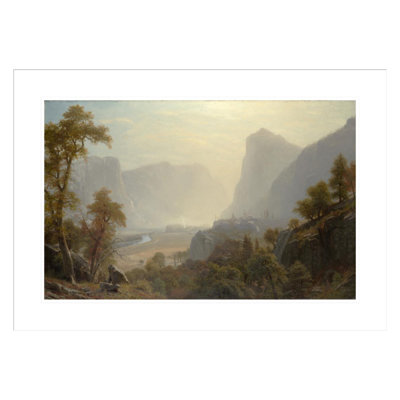 The Hetch-Hetchy Valley California by Albert Bierstadt, Albert Bierstadt -Framed Giclee Print