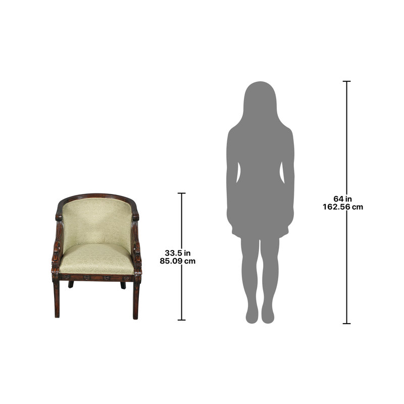 Due Cigno 27.5Cm Wide Polyester Barrel Chair
