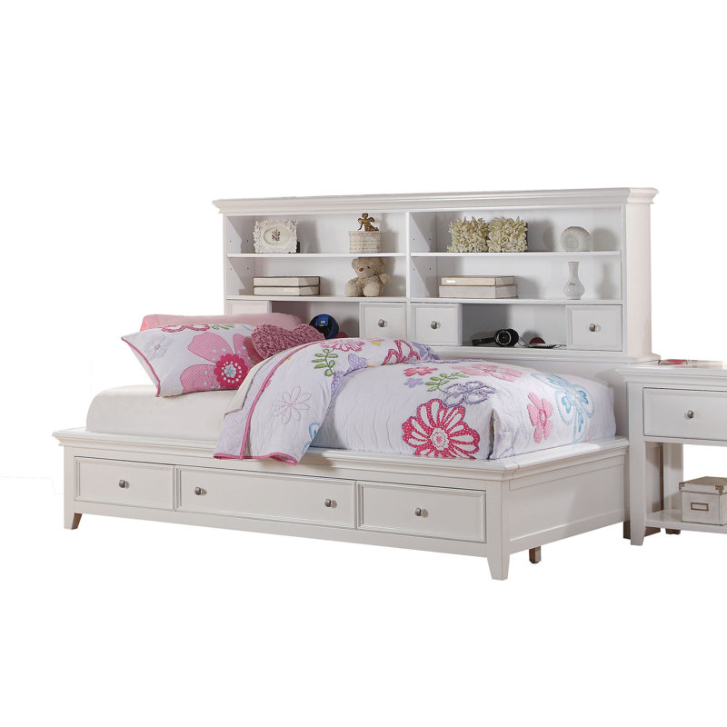 Lit de jour en bois massif Schwerin, Lit double
