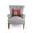 Christmas No Pattern And Not Solid Colour Throw Pillow