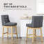 Tabourets de bar pivotants en polyester Degree