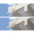 Palram - Canopia Feria 24'  W x 10' D Polycarbonate Galvanized Steel Stationary Slope Patio Awning White-12179505-122425636