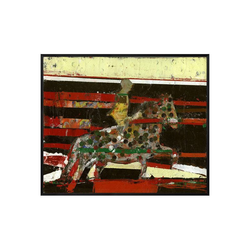 «Sp Spot Rider», peinture sur toile encadrée