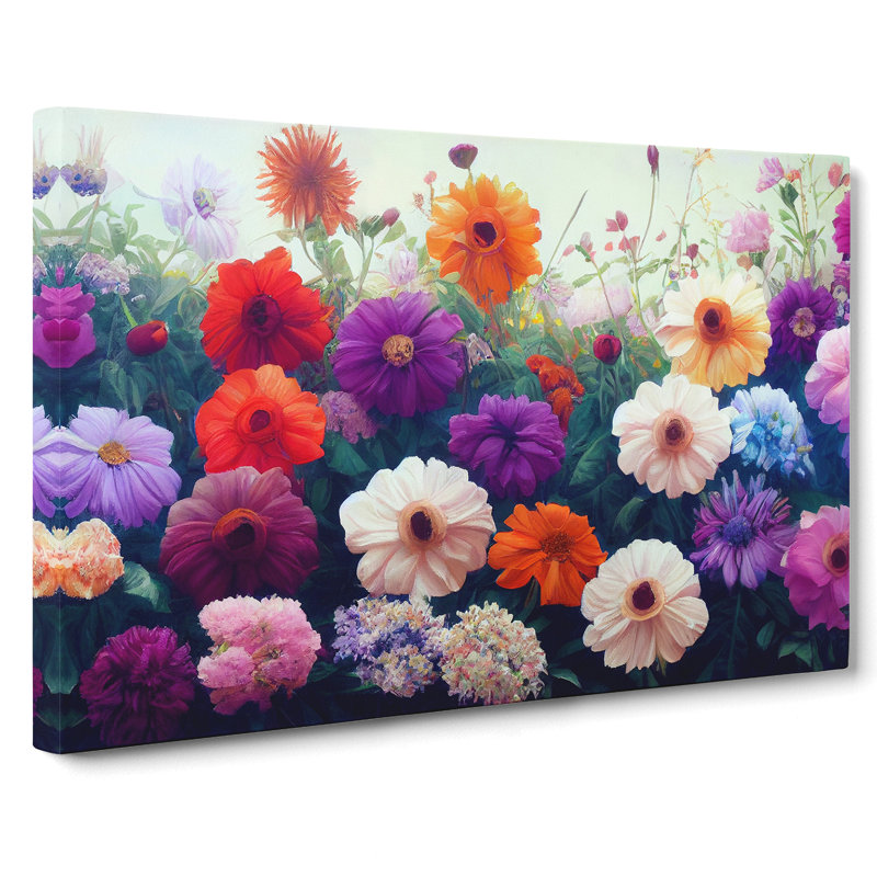 Creative Flower Market - Wrapped Canvas, 40cm H x 60cm W x 3cm D