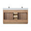 Meuble-lavabo double 60 po avec miroir Anais