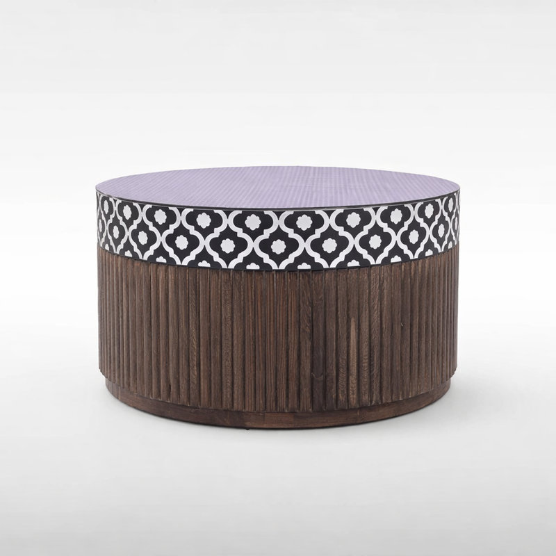 Eniko Brass Top Coffee Table