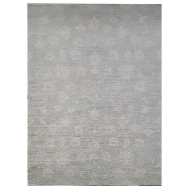 Davey Hand Knotted 5x9 Grey Rug