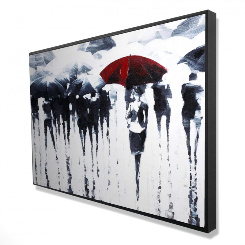 " Abstract Silhouettes Under The Rain "