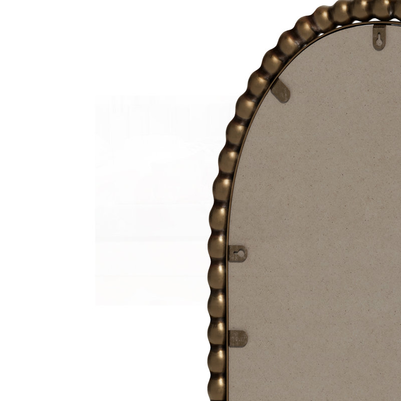 Miroir rétro Iron Art, Or