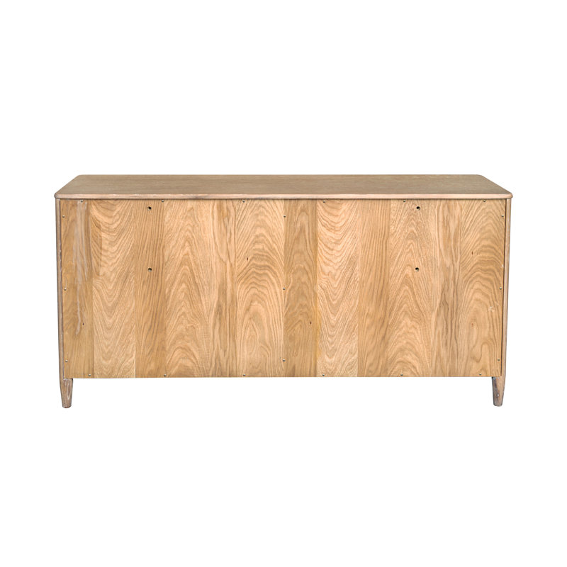 Lylie 6-Drawer Oak Dresser, Sand