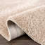 Tapis beige en polyester tissé à la machine Cristiona-1640286938