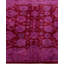 Tapis de couloir mauve en laine noué à la main moderne et contemporain Chelan 2 pi 7 po x 12 pi 2 po