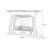 Walnut Solid Wood Electric Fireplace-117045411