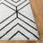 Cargian Geometric Light Gray/Black Area Rug-1786768488
