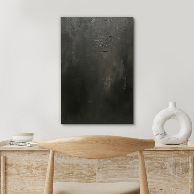 Reproduction d'art sur toile - Œuvre abstraite, décor moderne neutre pour le salon, Ne s’applique pas, H 24 po x l 16 po
