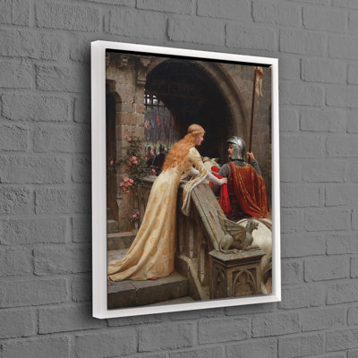 Edmund Blair Leighton God Speed Canvas Print Perfect as a Housewarming Gift or Bridesmaid Present with Classic Artwork Reproduction in High Quality