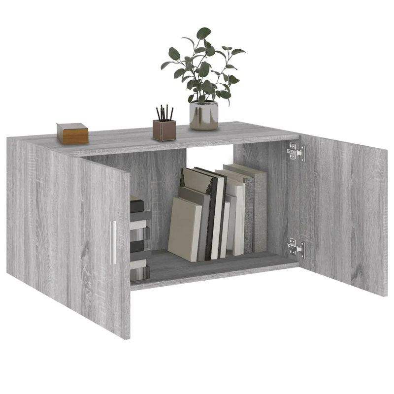 Bisleidy Bathroom Cabinet, Grey Sonoma