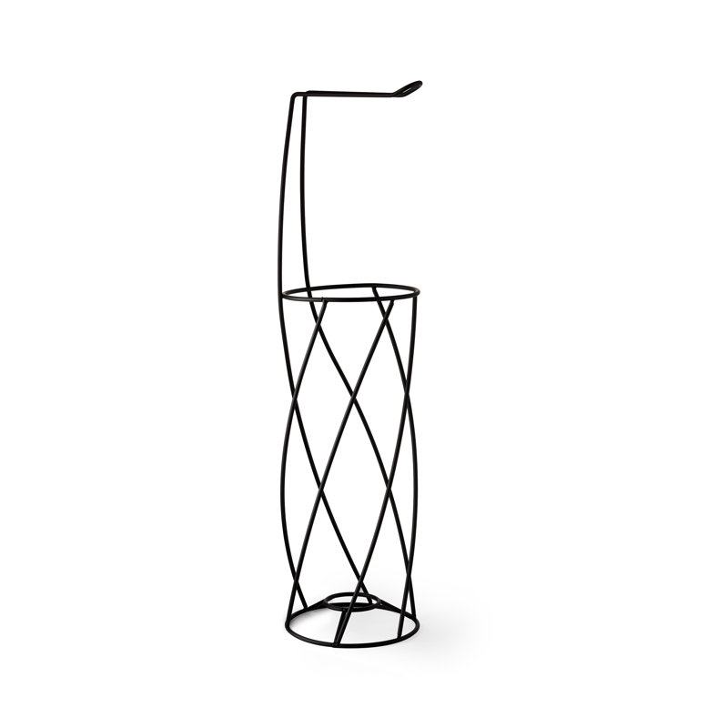 Porte-papier hygiénique TWIST, Noir mat