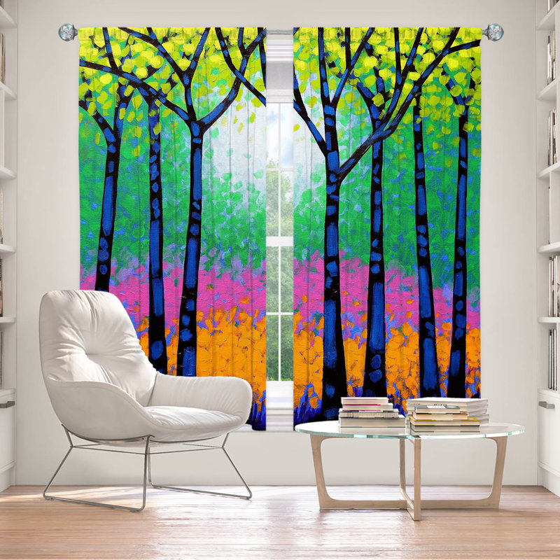 Delaughter Room Darkening Curtain Pair, 40" W x 82" L
