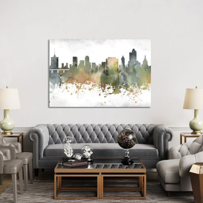 " Tulsa Skyline " by WallDecorAddict
