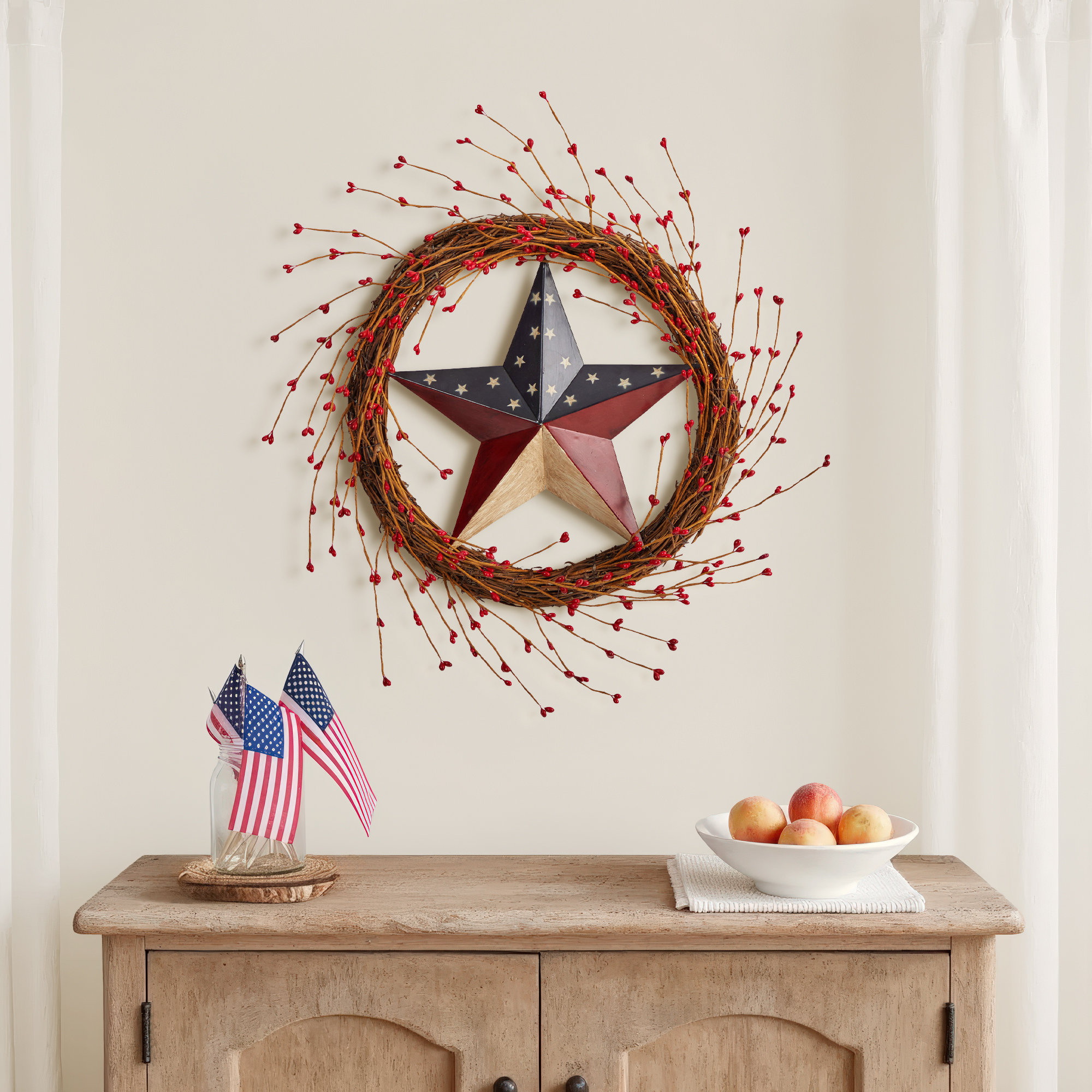 20'' Independence Day Wreath