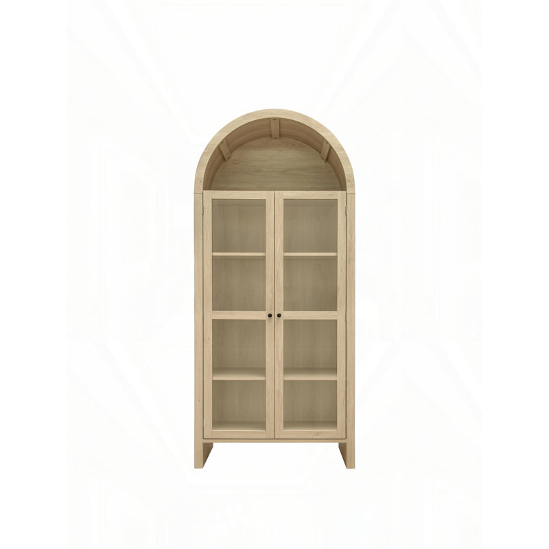 70.28" Tall Arched Kitchen Pantry