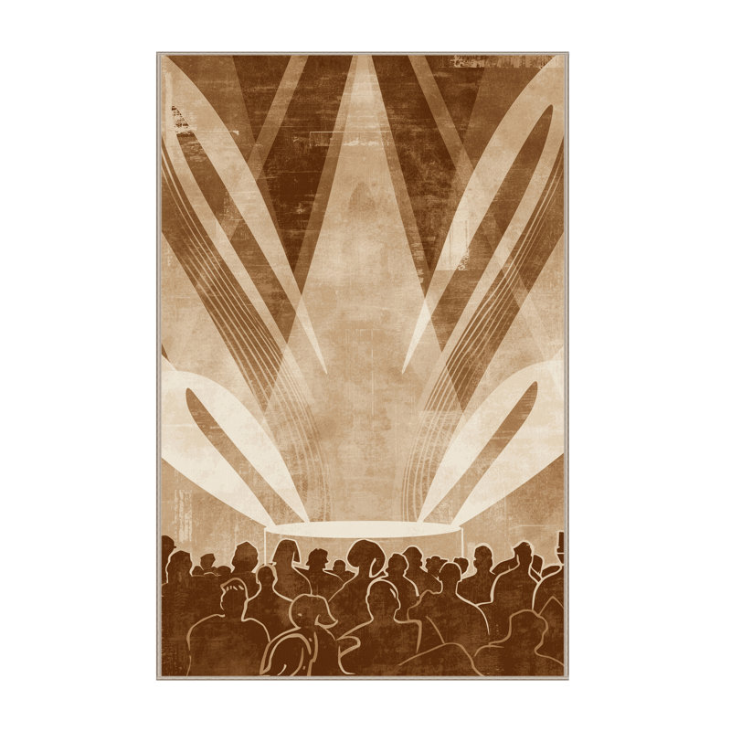 Soft Plush Tenafly Headliner Performance Modern & Contemporary Area Rug in Brown – Beige Binding, 8x10
