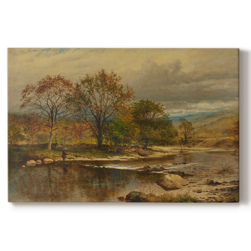 Paysage rétro - DXCVI, reproduction d'art sur toile, H 41 po x l 61 po