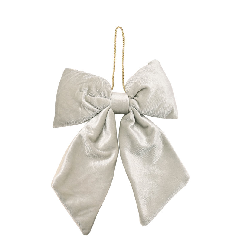30cm Solid Colour Polyester Novelty & Humour Bow, Green