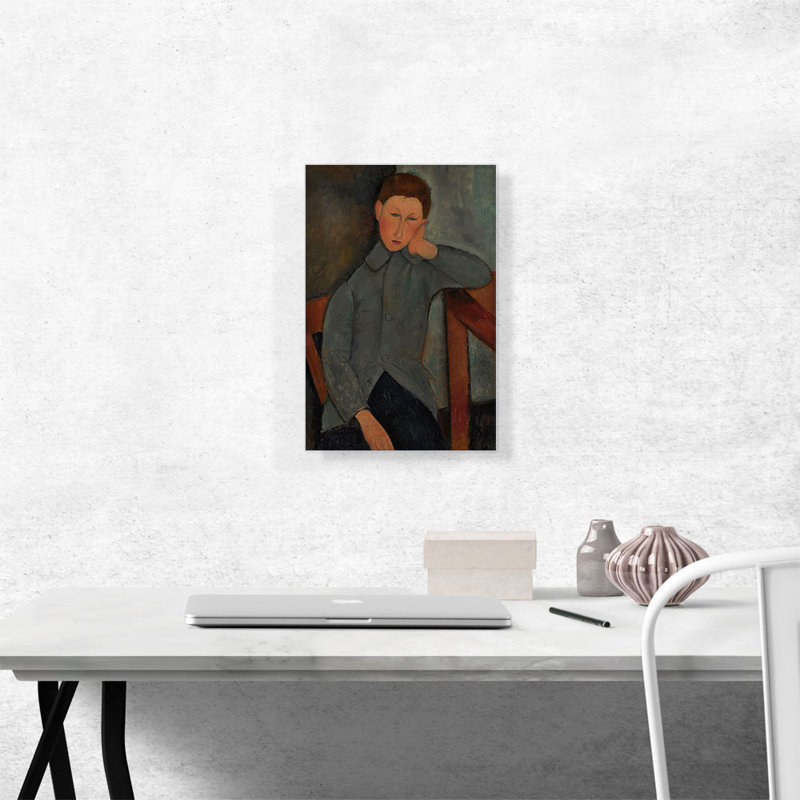 «The Boy 1919» par Amedeo Modigliani, reproduction d'art sur toile tendue, H 18 po x l 12 po x 1,5 po