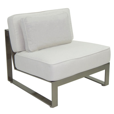 Park Place Sectional Armless Lounge Unit w/One Pillow