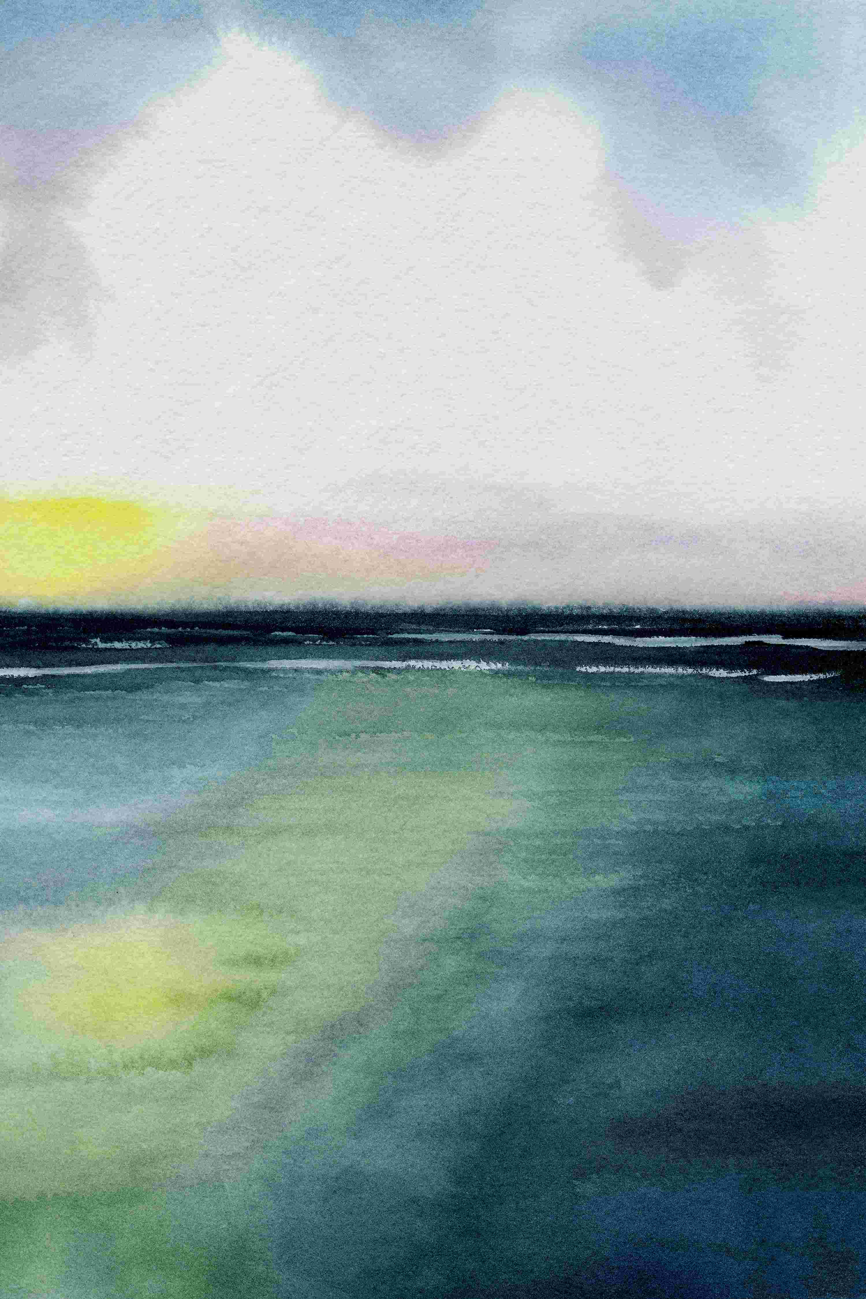 Orren Ellis Sherbet Sunset Diptych II by Grace Popp - Wrapped Canvas ...