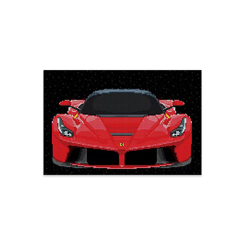 «La Ferrari» par Cristian Mielu - impression sans cadre, H 16 po x l 24 po x P 0,25 po
