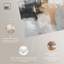 «Neutral Luxe Harmony», ensemble de 2 reproductions d'art sur toile abstraites par Art Remedy, tendues dans une galerie, 54 x 36-247913968-247913973