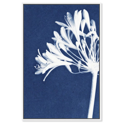 Cyan Bloom Print by Oliver Gal