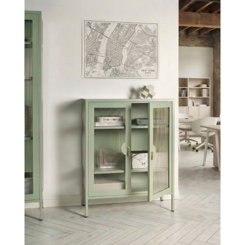 Jarus 2 - Door Rectangle Accent Cabinet, Green