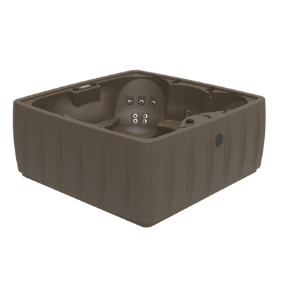 AquaRest Discover AR600 Premium 6-Person 29-Jet Plug & Play Hot Tub with Ozonator, LED Waterfall and Stainless Steel Heater