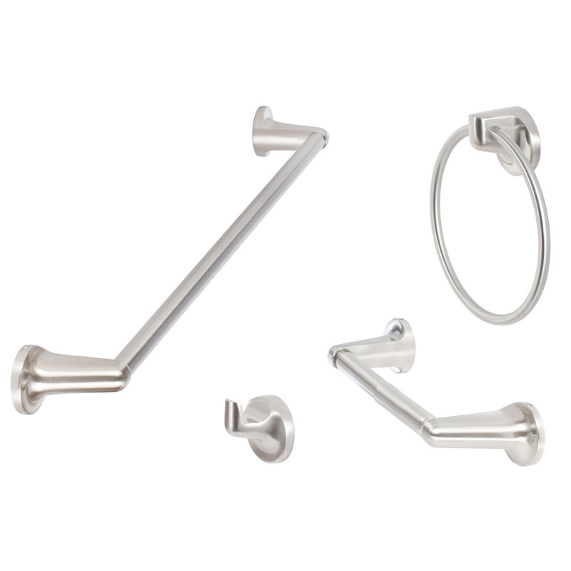 Ensemble de salle de bain à deux colonnes Sierra Series, Nickel satiné