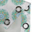 Rideau à œillets 2 panneaux East Urban Home Mandala, 50 po, vert orange-106345392