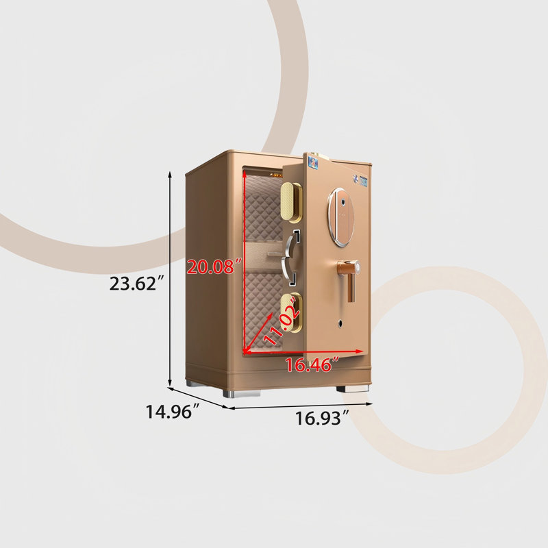 Large - capacity Fingerprint and Password Solid - steel Safe