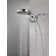 Hydrorain 5 Spray Dual Shower Head and Handheld Shower with Lumicoat and H2Okinetic 1.75 GPM
