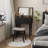 Solid Wood Makeup Vanity, Flip‑Top Lighted Mirror, Glass Tabletop, 3‑Mode Adjustable Brightness, Easy Assembly-295099016
