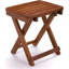 Banc de douche portatif - Chaise de tabouret de douche pliante en bambou entièrement assemblée - peut contenir jusqu'à 500 lb